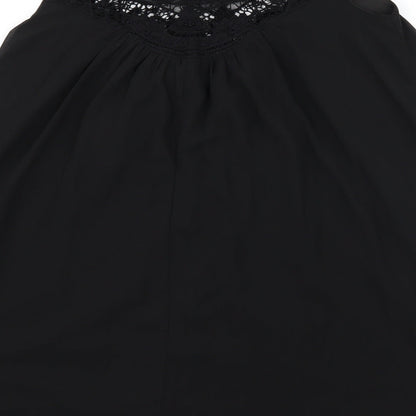 Boohoo Womens Black   A-Line  Size 8  - Lace Detail