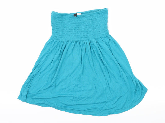 Divided by H&M Womens Blue  Jersey Basic Blouse Size 10