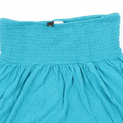 Divided by H&M Womens Blue  Jersey Basic Blouse Size 10