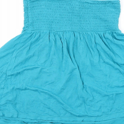 Divided by H&M Womens Blue  Jersey Basic Blouse Size 10