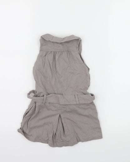 Chateau de Sable Girls Grey  Jersey T-Shirt Dress  Size 2 Years