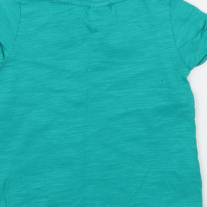 Fearne Girls Blue  Jersey Basic T-Shirt Size 12-18 Months  - Make up