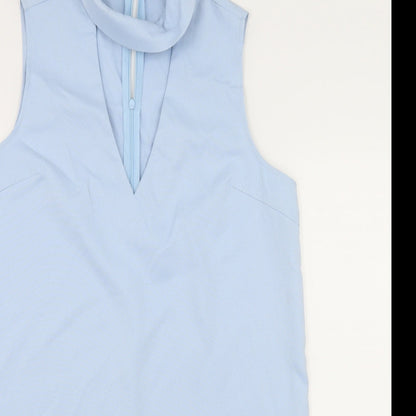 Miss Pap Womens Blue   A-Line  Size 12  - Cut Out Neckline