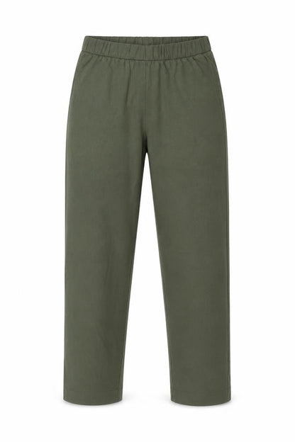 Womens UK Size 8 H&M Regular Fit Carpenter Green Trousers