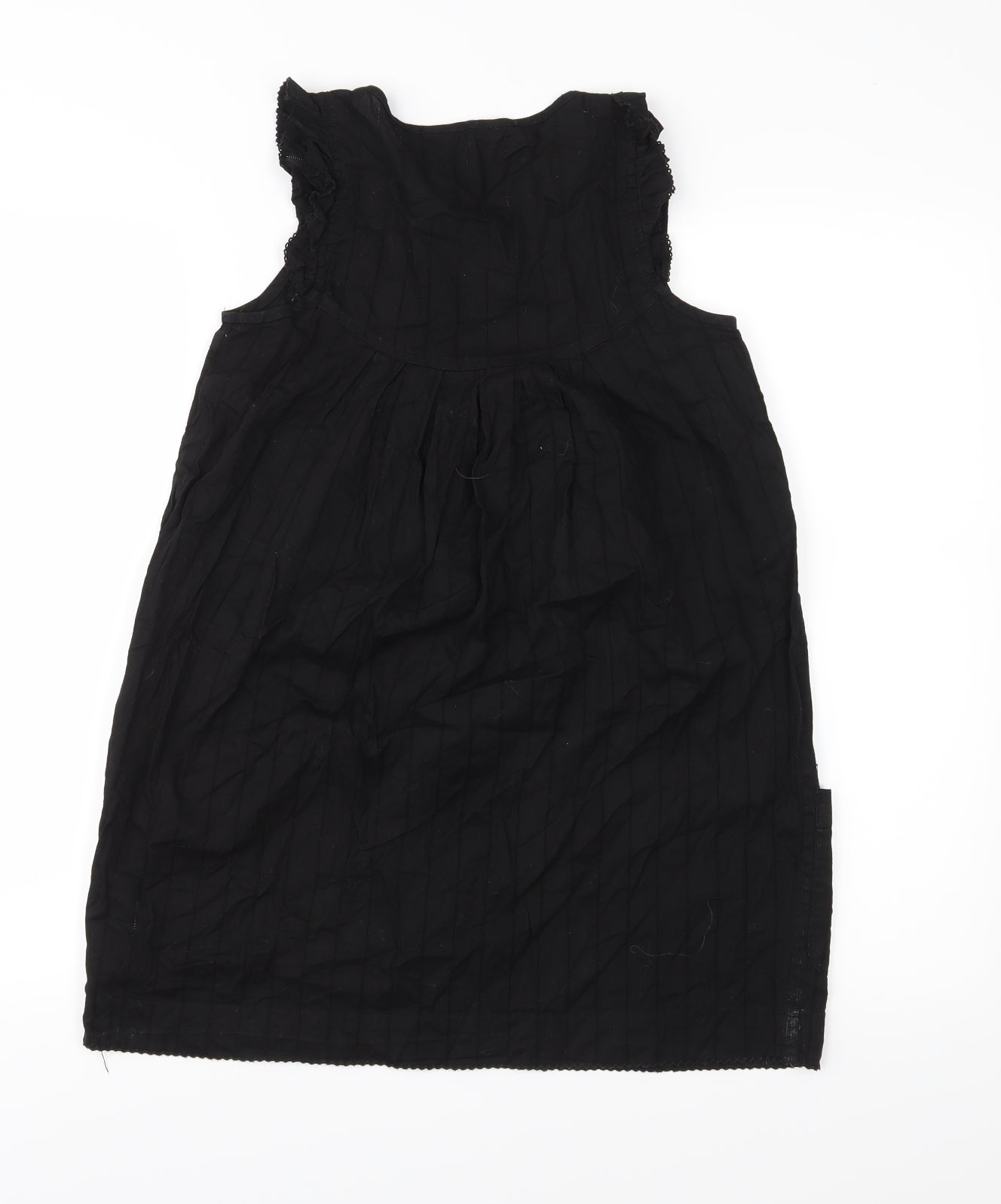 Womens UK Size 8 New Look Black Basic Blouse
