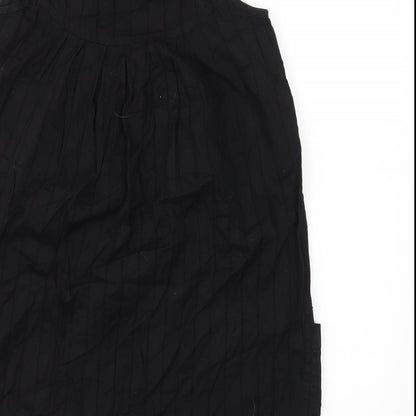 Womens UK Size 8 New Look Black Basic Blouse