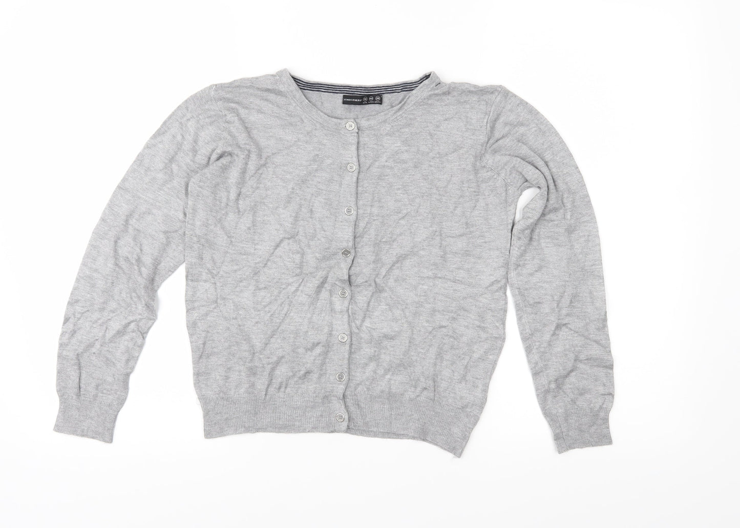 Atmosphere Womens Grey  Knit Cardigan Jumper Size 12