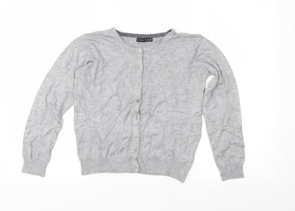 Atmosphere Womens Grey  Knit Cardigan Jumper Size 12