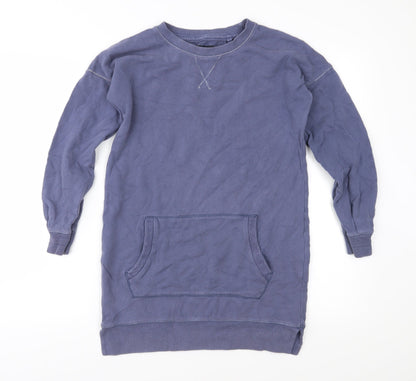 Womens UK Size 6 NEXT Blue Pullover Sweatshirt