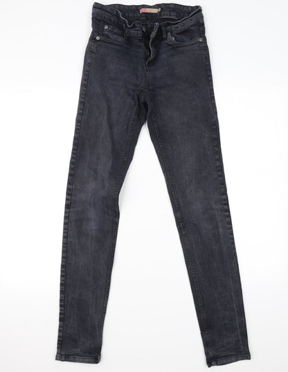 Saint Tropez Womens Grey   Skinny Jeans Size 8 L30 in