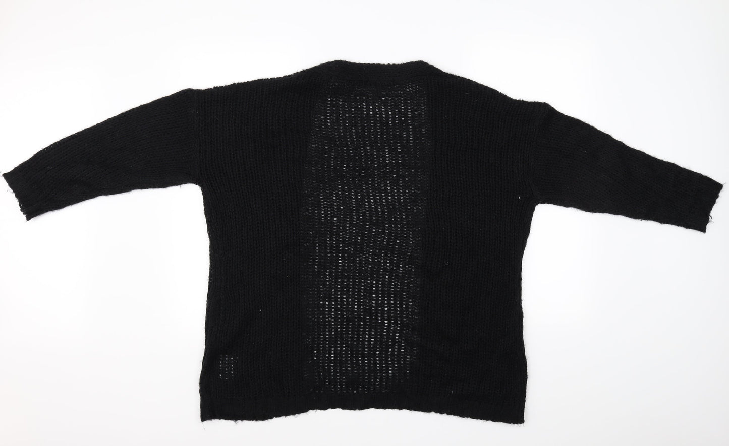 TQF Womens Black   Cardigan Jumper Size M