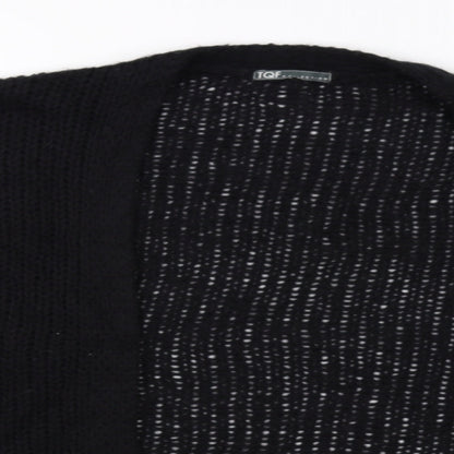 TQF Womens Black   Cardigan Jumper Size M