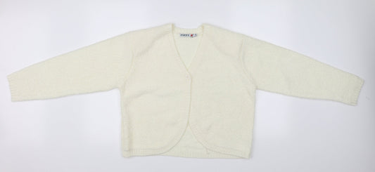 Poppy Womens Ivory   Cardigan Jumper Size 18