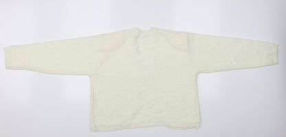 Poppy Womens Ivory   Cardigan Jumper Size 18