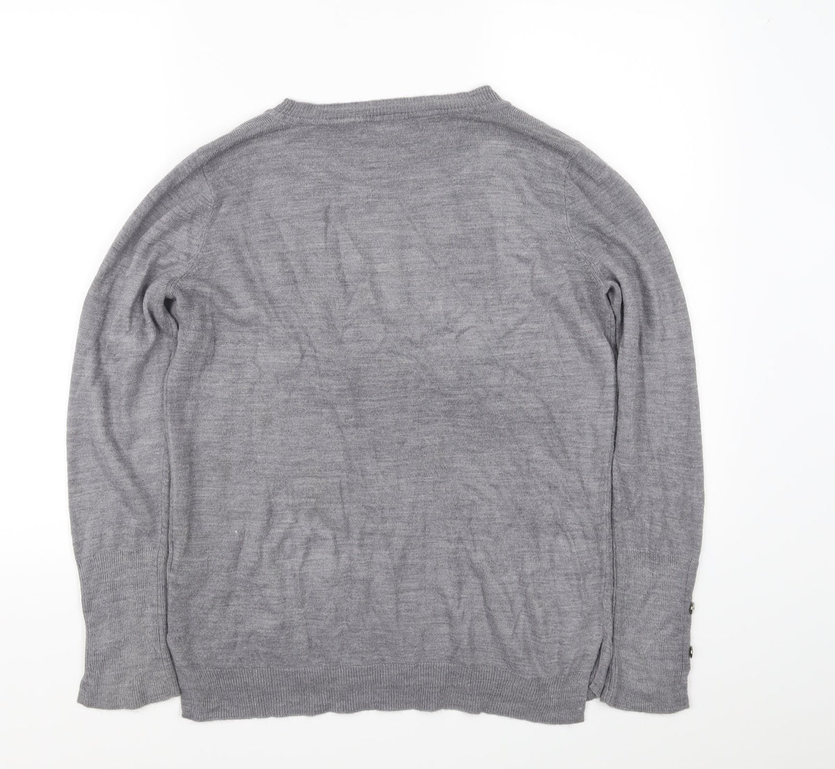 Back view of Primark women’s grey jumper, size S