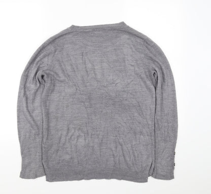 Back view of Primark women’s grey jumper, size S