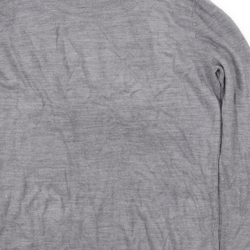 Brand and care label for Primark women’s grey jumper, size S