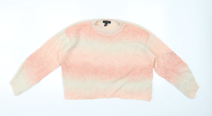 Additional front view of New Look women’s pink jumper, size M