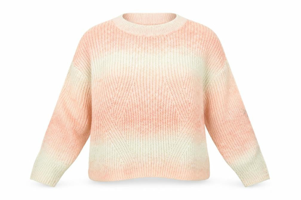 Front view of New Look women’s pink jumper, size M