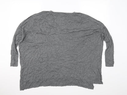 Back view of If It Were Me women’s grey basic t-shirt, size M