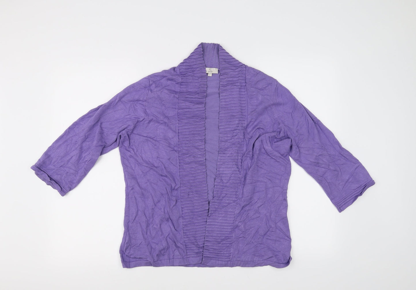 Preworn Womens Purple   Cardigan Jumper Size L