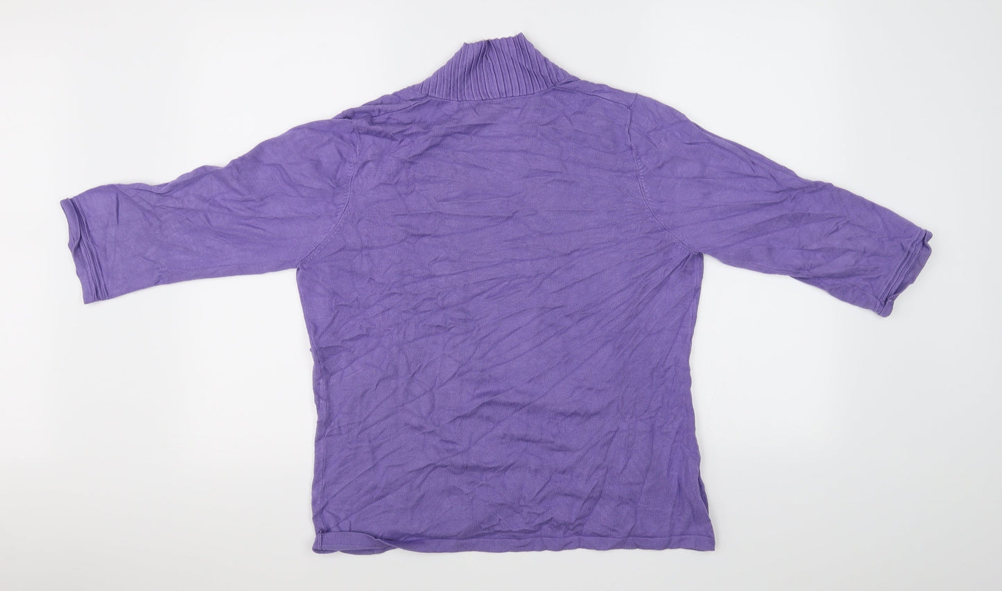 Preworn Womens Purple   Cardigan Jumper Size L