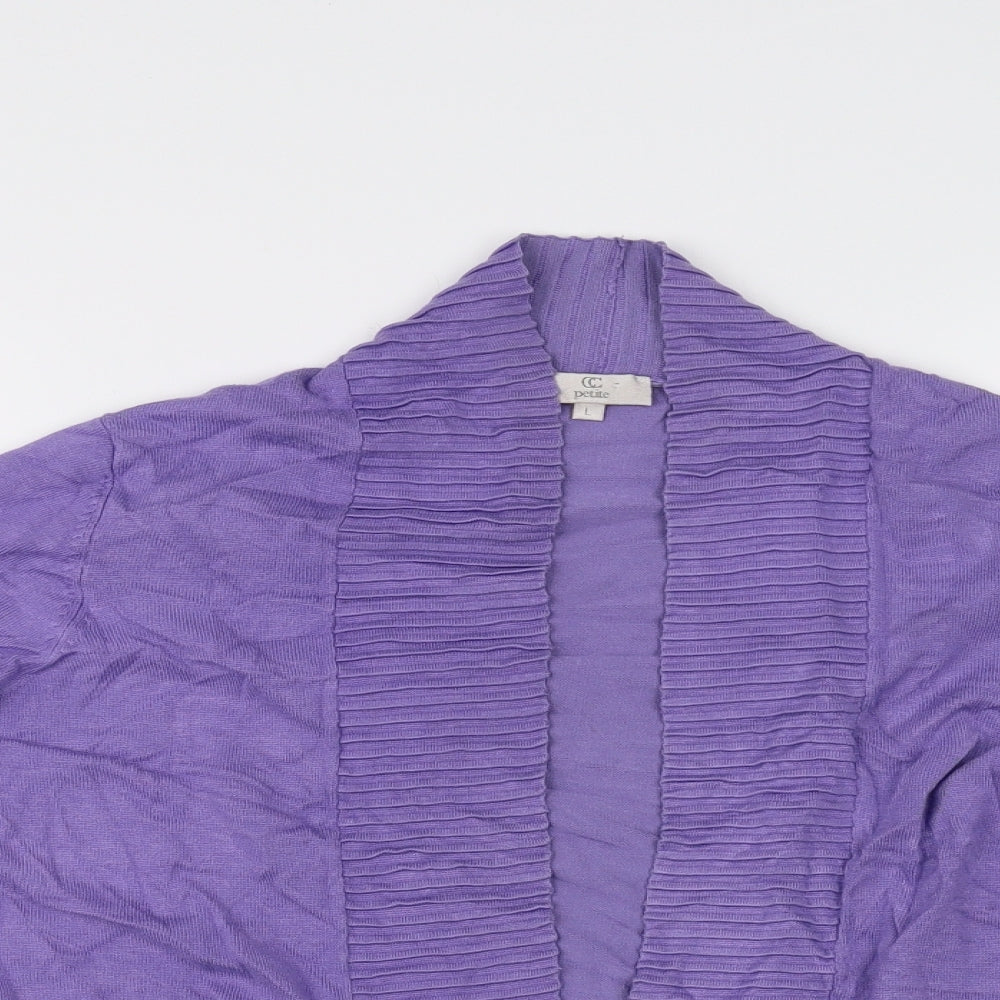 Preworn Womens Purple   Cardigan Jumper Size L