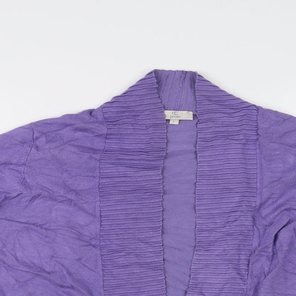 Preworn Womens Purple   Cardigan Jumper Size L