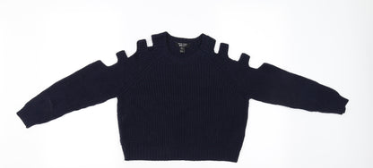 Additional front view of New Look girls’ blue jumper, size 9, years