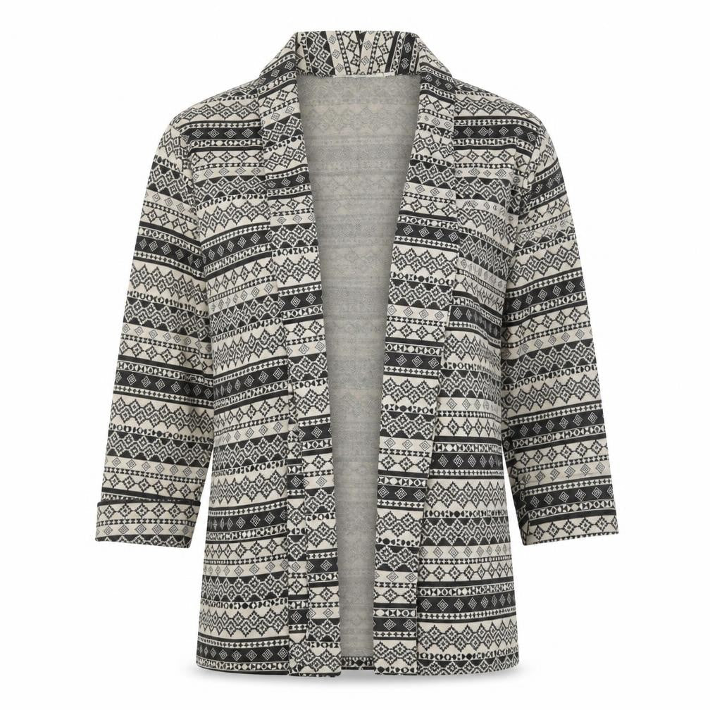 Front view of New Look women’s ivory cardigan jumper, size UK 10