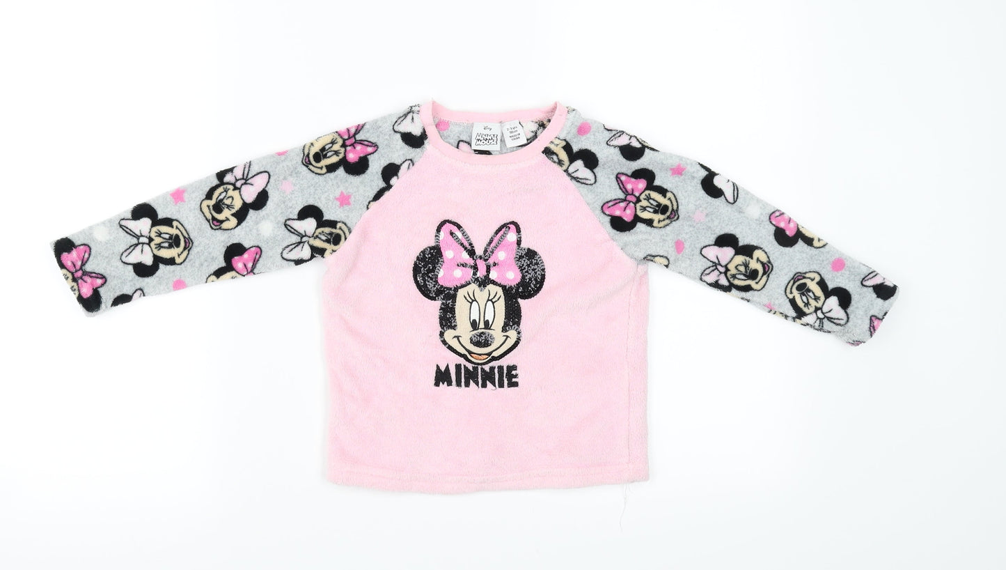 Disney Girls Pink   Top Pyjama Top Size 2-3 Years