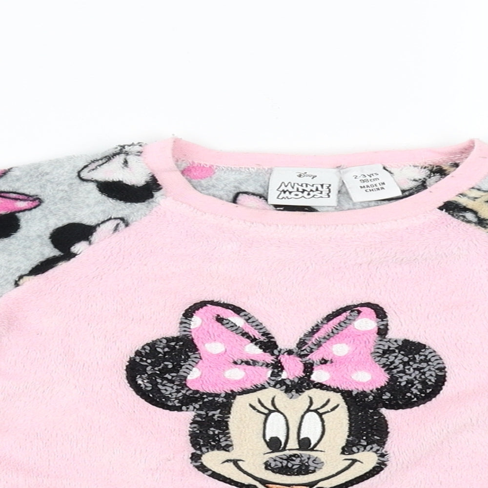 Disney Girls Pink   Top Pyjama Top Size 2-3 Years