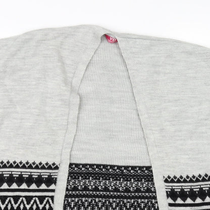 YD Girls Grey   Cardigan Jumper Size 8-9 Years