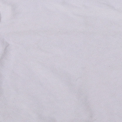 Brand and care label for Preworn boys’ grey jumper, size 8, years