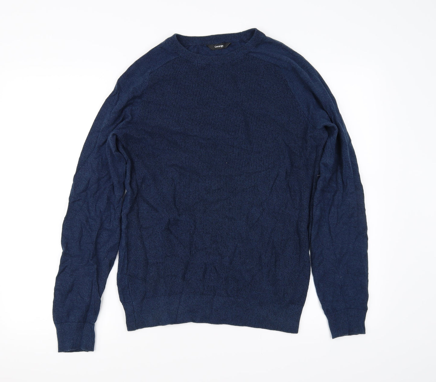 George Mens Blue   Pullover Jumper Size S