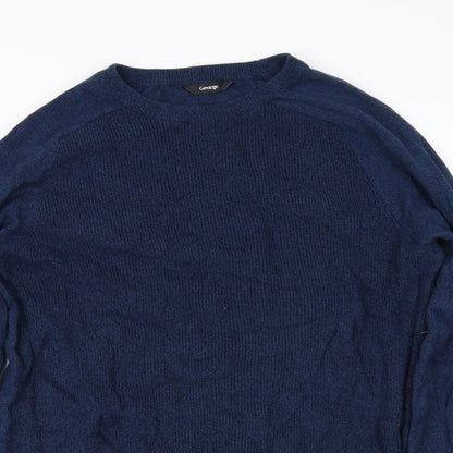 George Mens Blue   Pullover Jumper Size S
