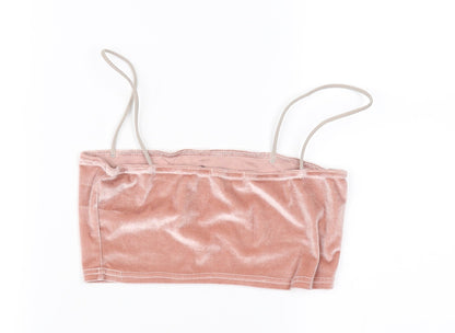 PRETTYLITTLETHING Womens Pink   Basic T-Shirt Size 8