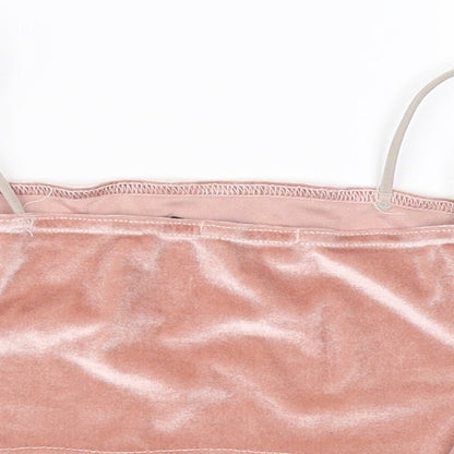 PRETTYLITTLETHING Womens Pink   Basic T-Shirt Size 8