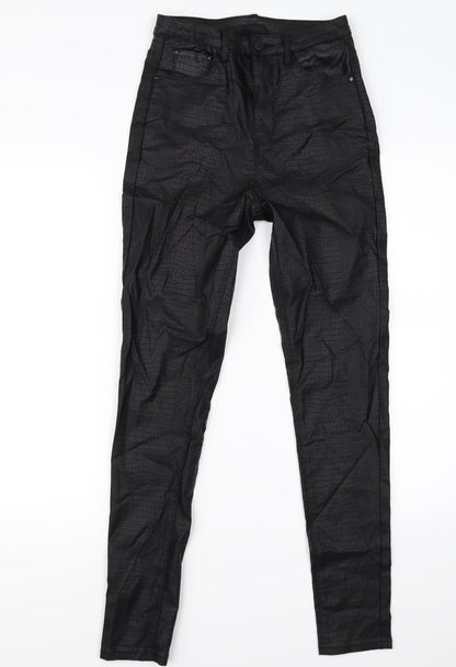 SheIn Womens Black Animal Print  Trousers  Size XS L28 in