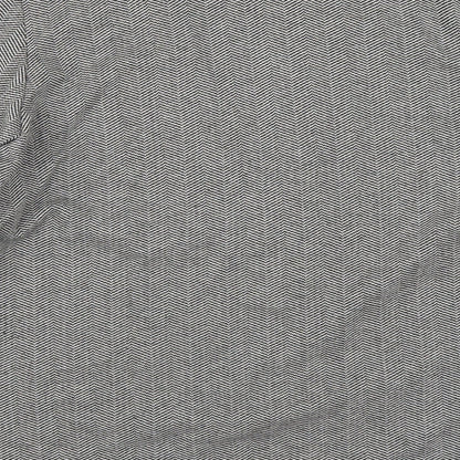 Brand and care label for Weekends women’s grey herringbone cardigan jumper, size M