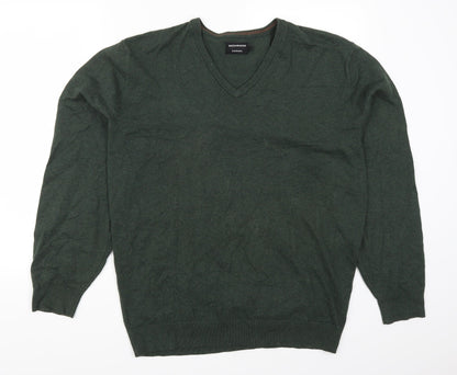 Greenwoods Mens Green   Pullover Jumper Size L