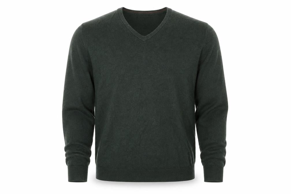 Mens UK Size L Greenwoods Green Pullover Jumper