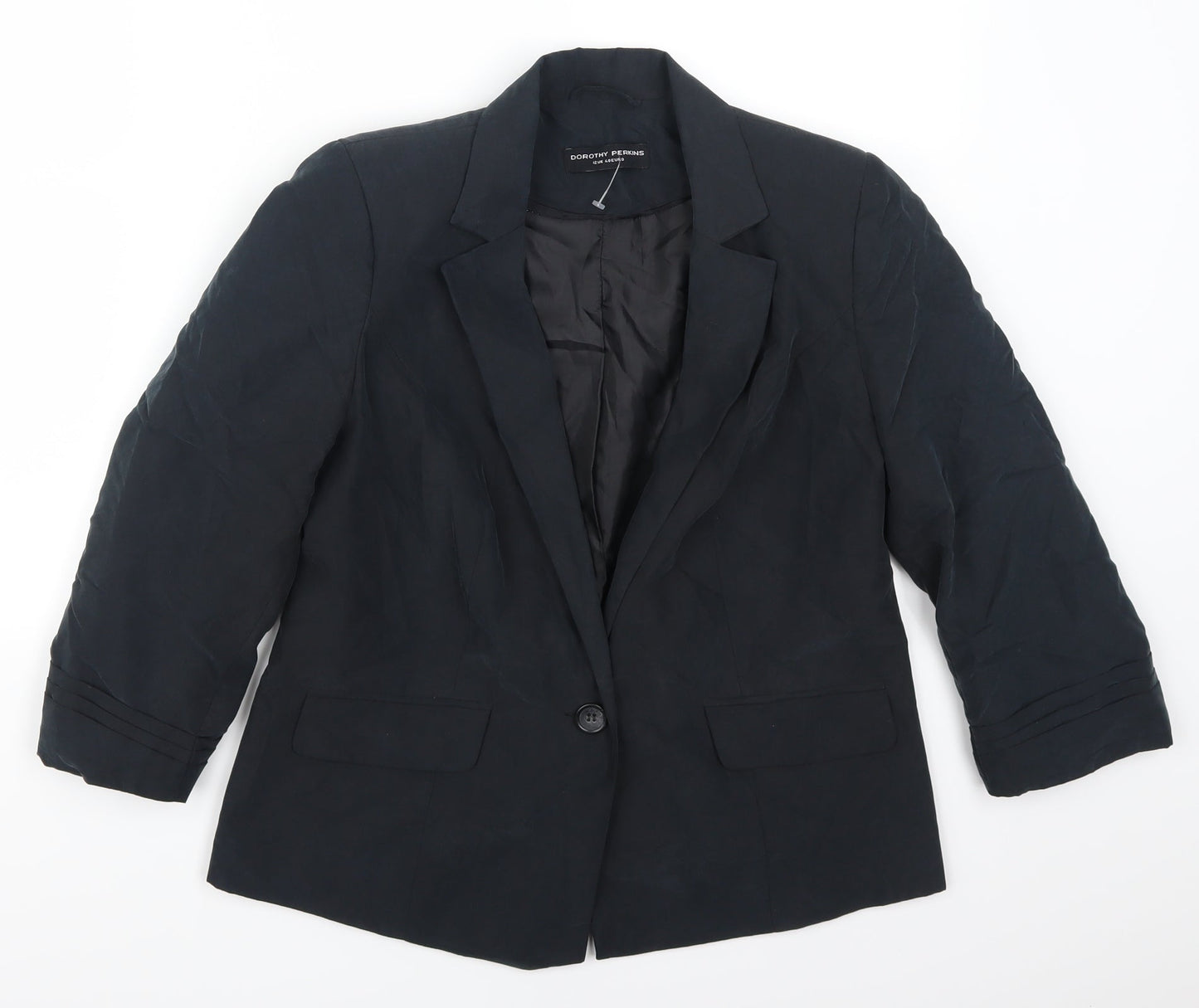 Dorothy Perkins Womens Grey   Jacket Blazer Size 12