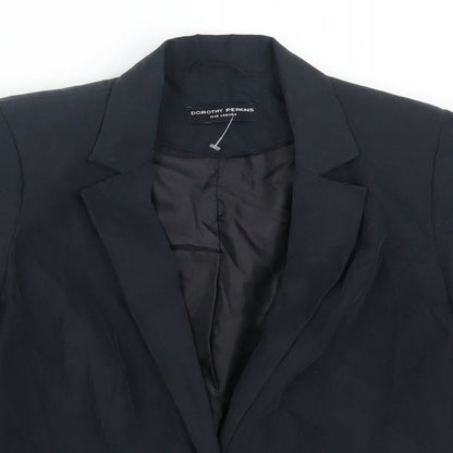 Dorothy Perkins Womens Grey   Jacket Blazer Size 12