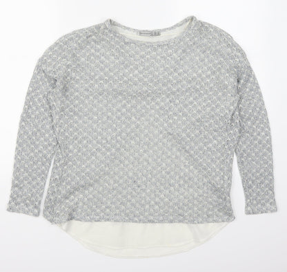 Additional front view of Atmosphere women’s grey jumper, size UK 8