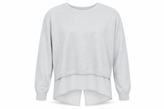 Oasis Womens Silver   Pullover Jumper Size L