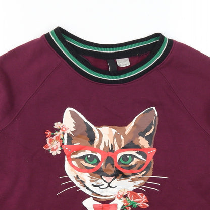 H&M Womens Purple   Pullover  Size S  - Cat