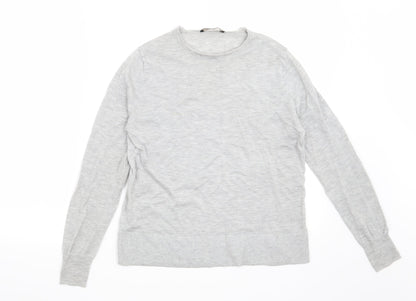 Additional front view of Zara women’s grey jumper, size S
