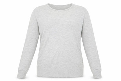 Front view of Zara women’s grey jumper, size S