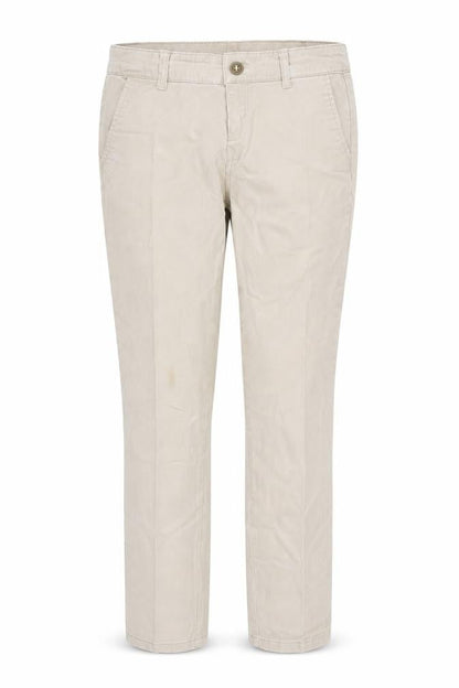 Front view of TALLY WEiJL women’s beige straight jeans, size UK 8, 28-inch leg